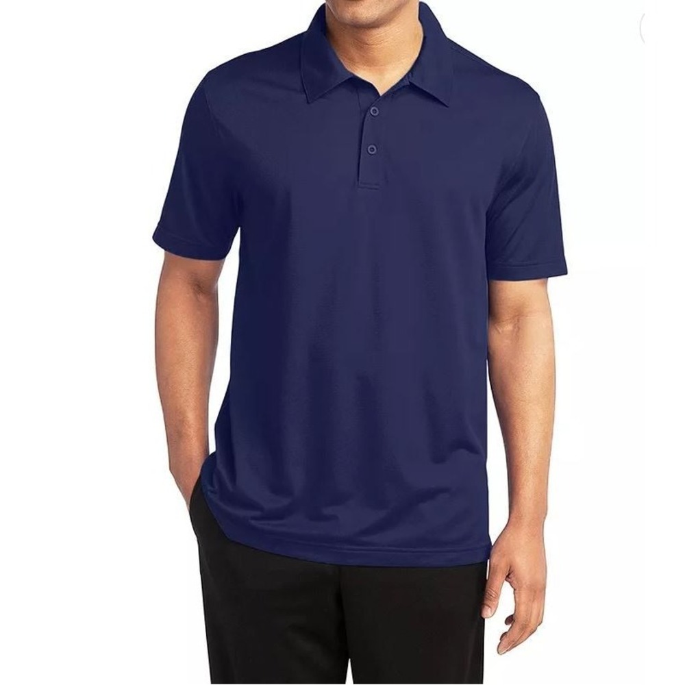 Galaxy Harvic NWT Men's Navy Short Sleeve Moisture Wicking Golf Polo  Shirt‎ 2XL